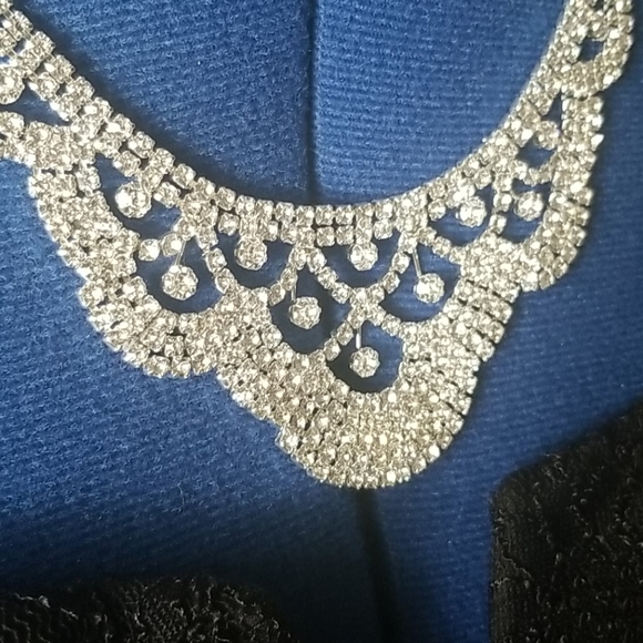 Australian crystal bridal necklace and earrings BN - Picture 8 of 8